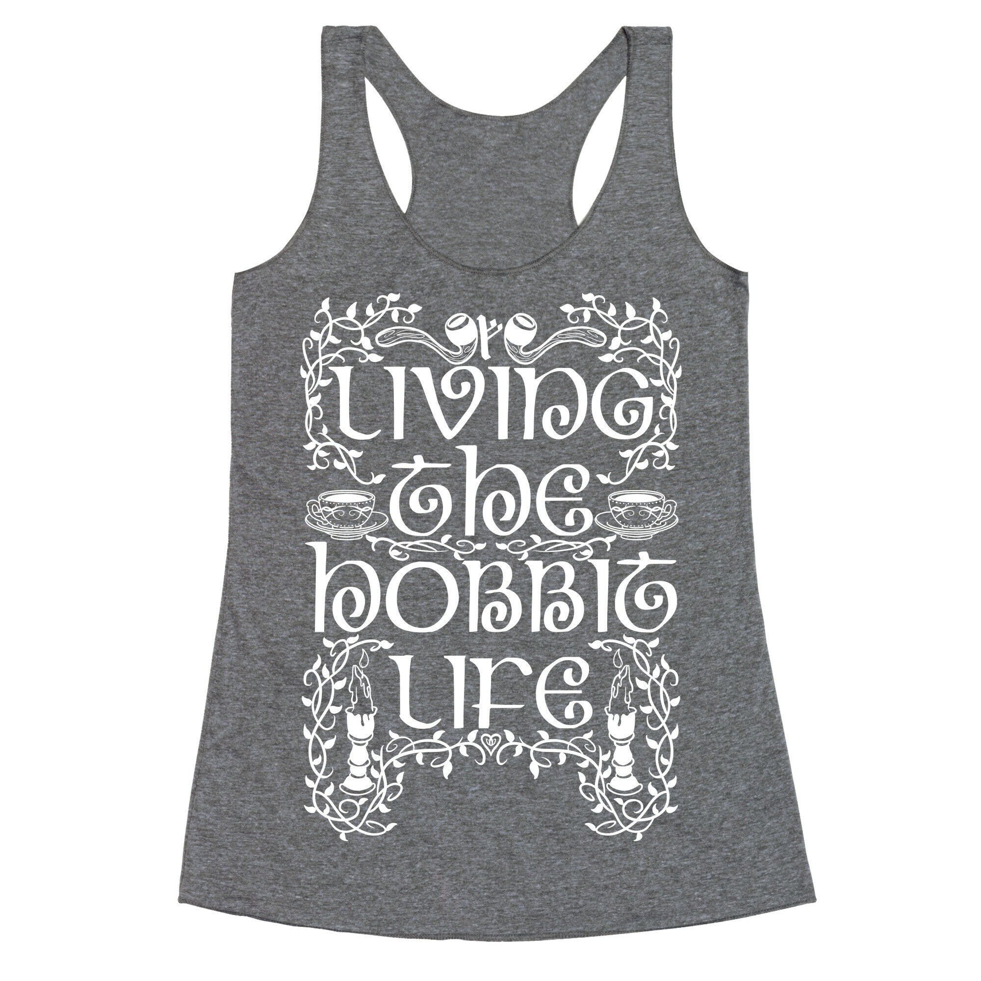 Living the Hobbit Life Racerback Tank