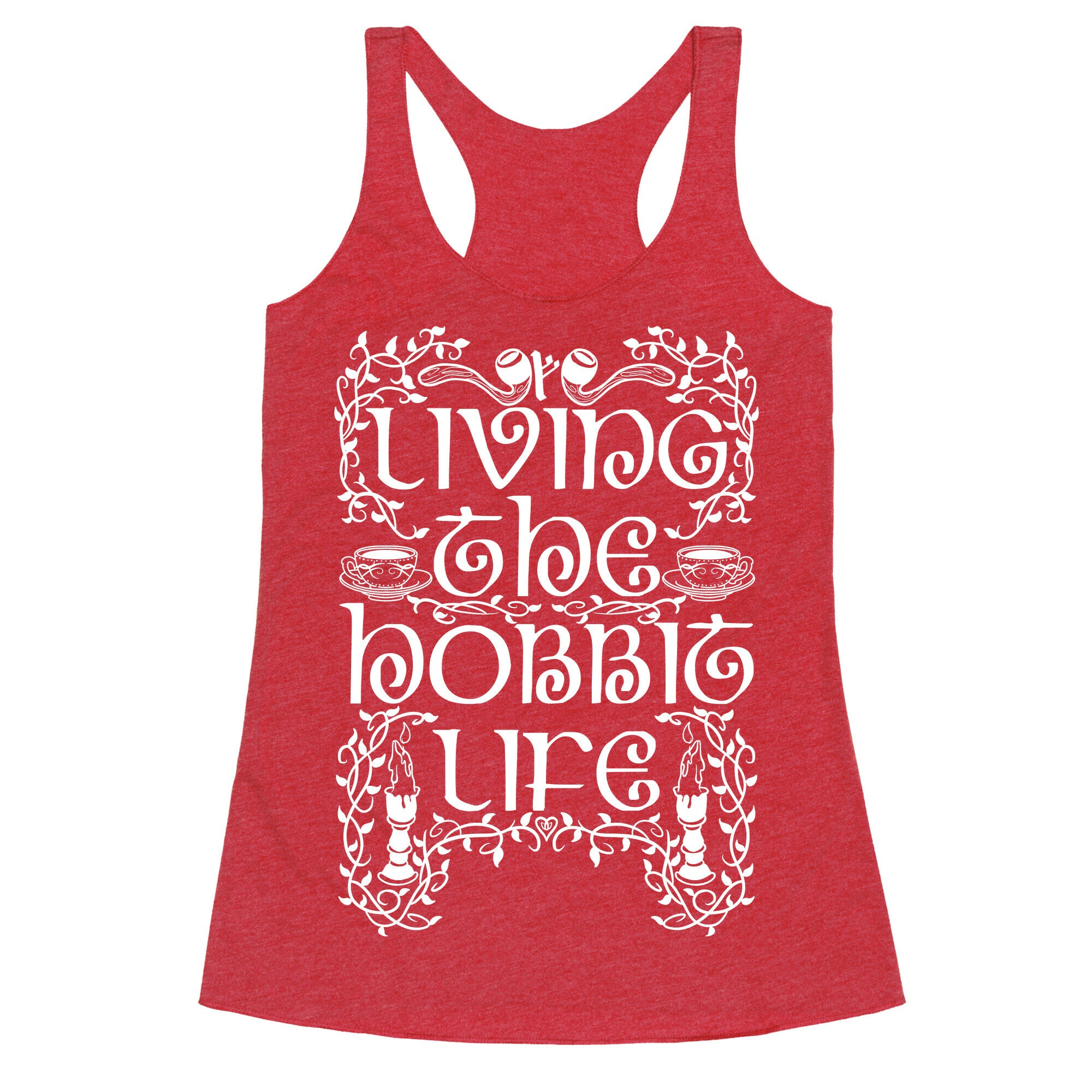 Living the Hobbit Life Racerback Tank
