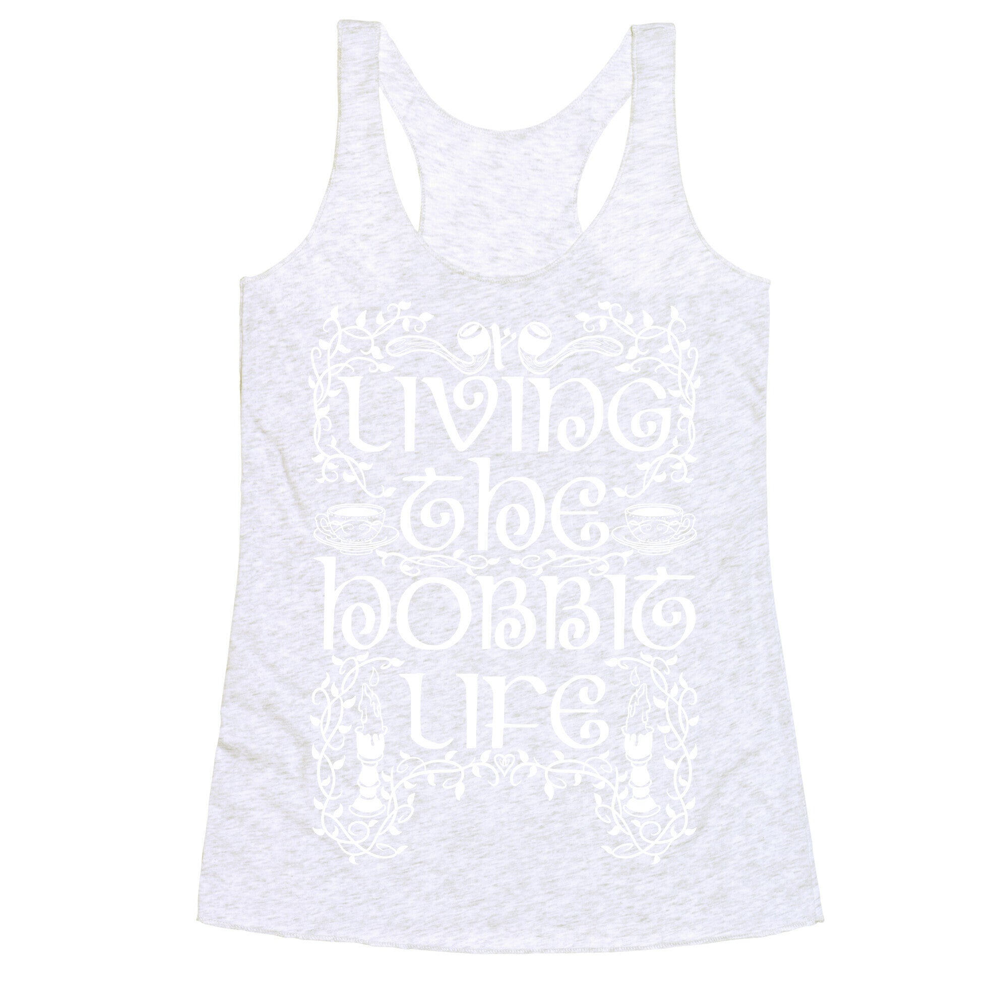 Living the Hobbit Life Racerback Tank
