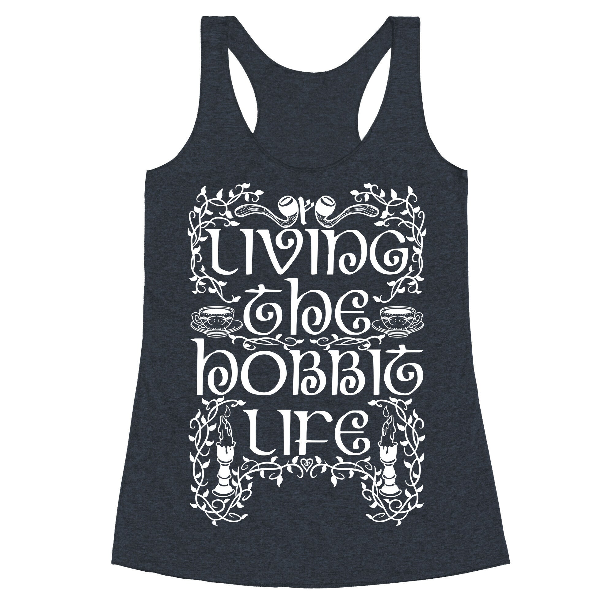 Living the Hobbit Life Racerback Tank