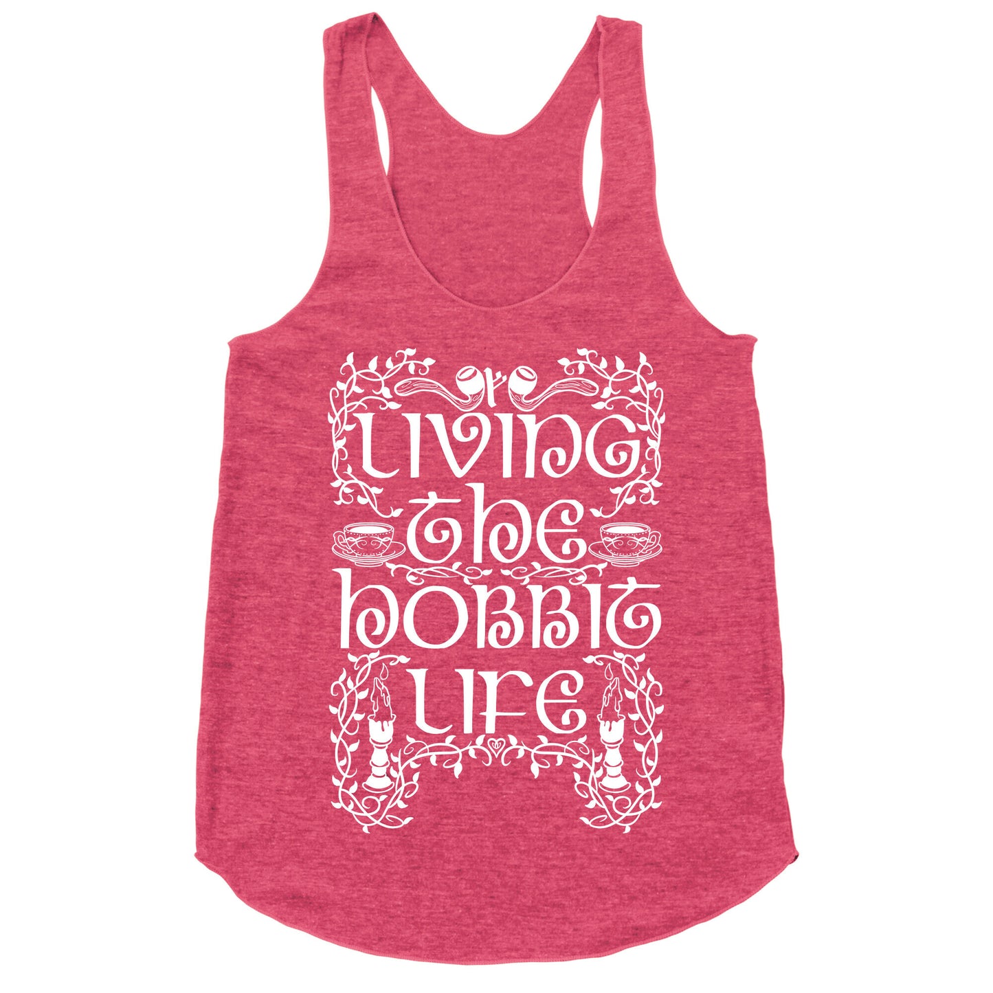 Living the Hobbit Life Racerback Tank