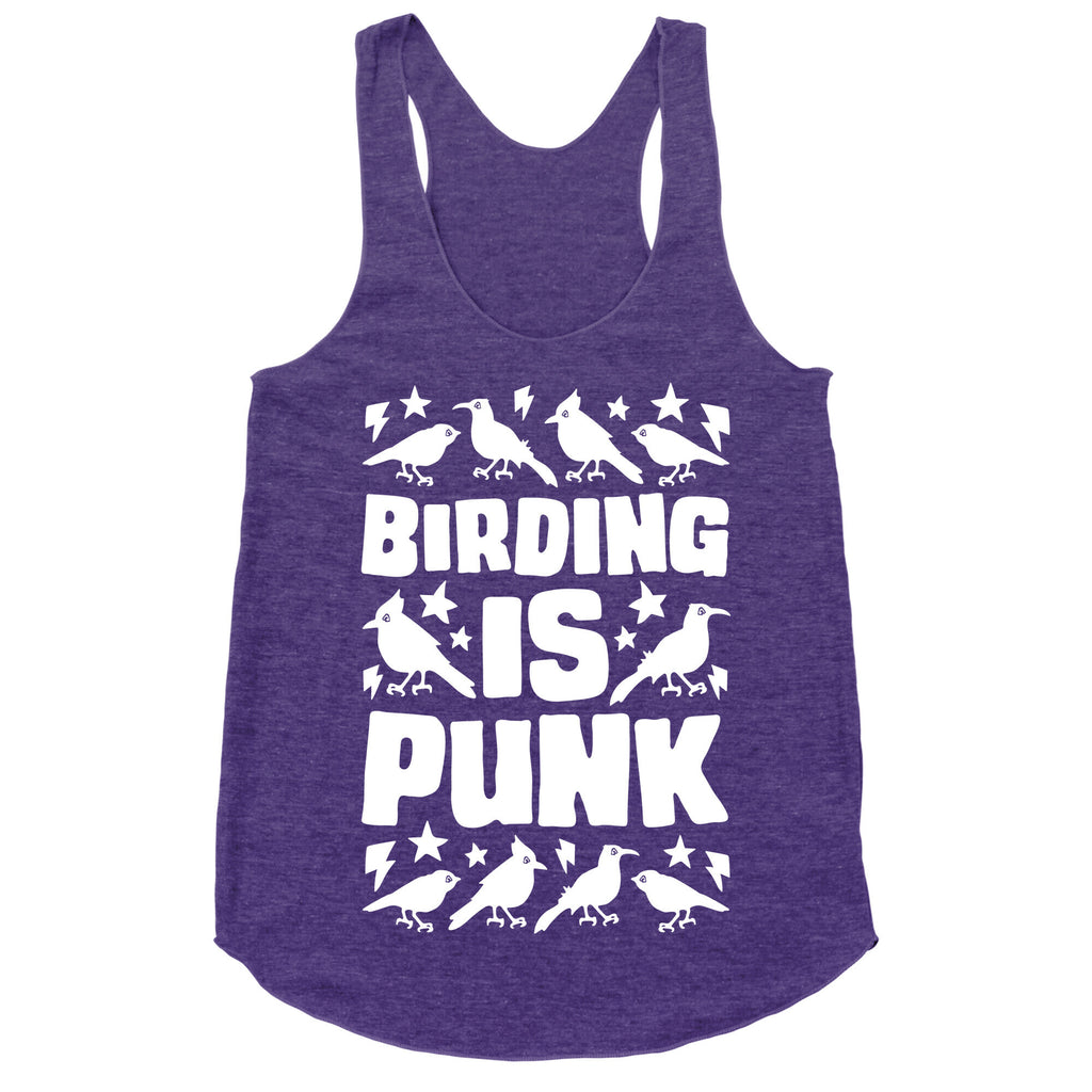 Birding Is Punk Racerback Tank