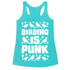 Birding Is Punk Racerback Tank