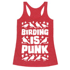 Birding Is Punk Racerback Tank