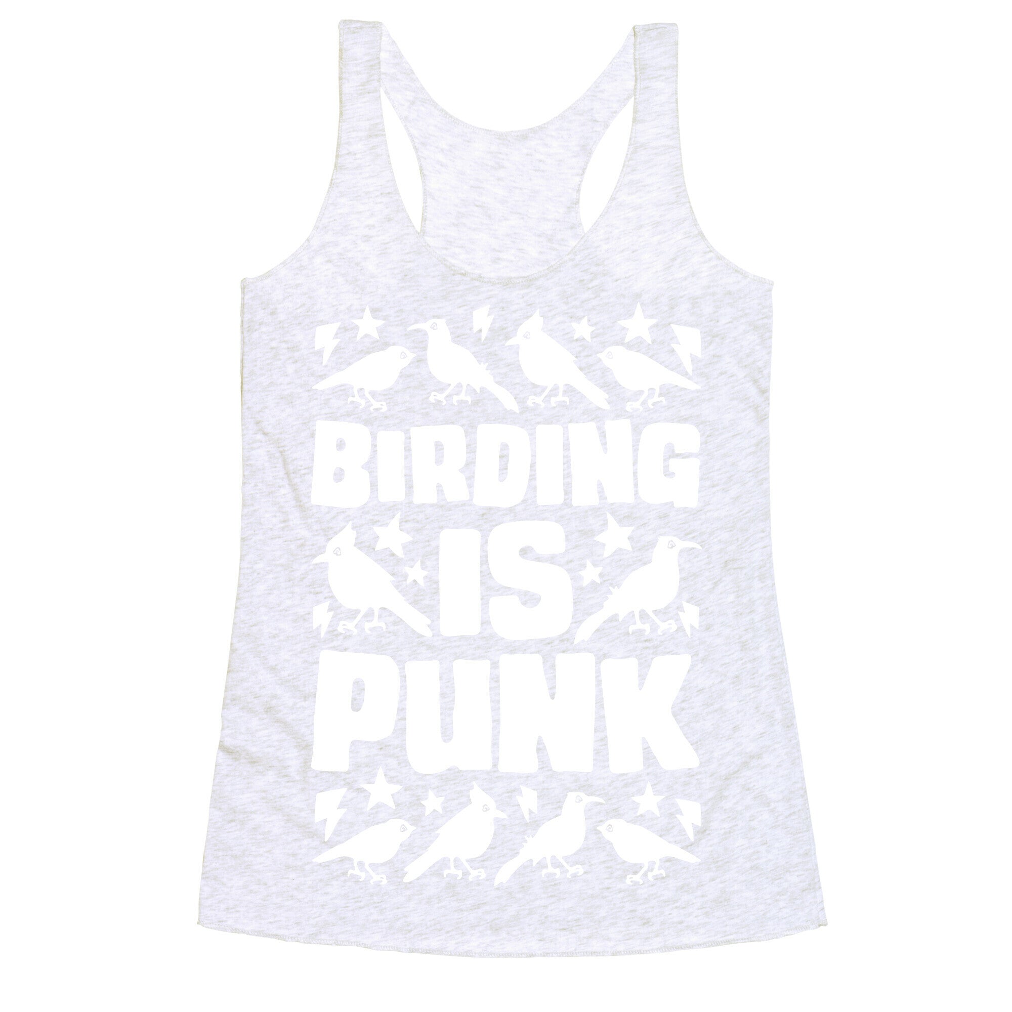 Birding Is Punk Racerback Tank