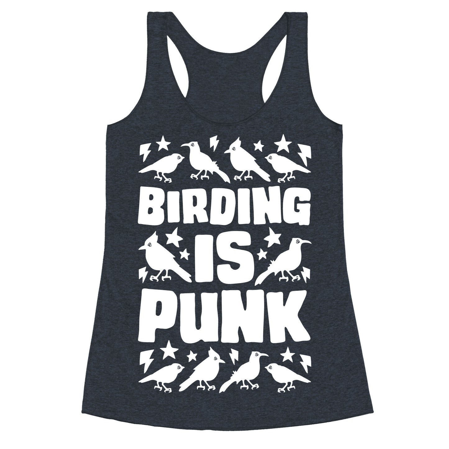 Birding Is Punk Racerback Tank