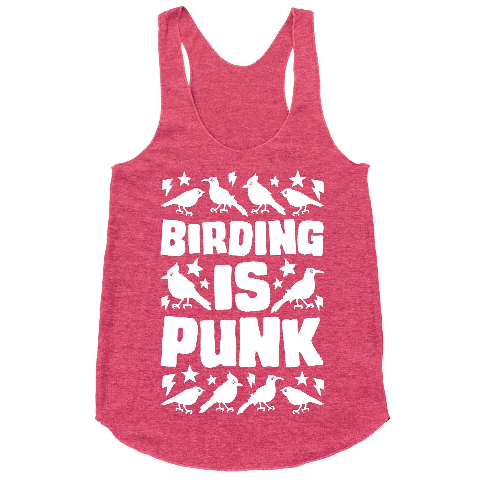 Birding Is Punk Racerback Tank