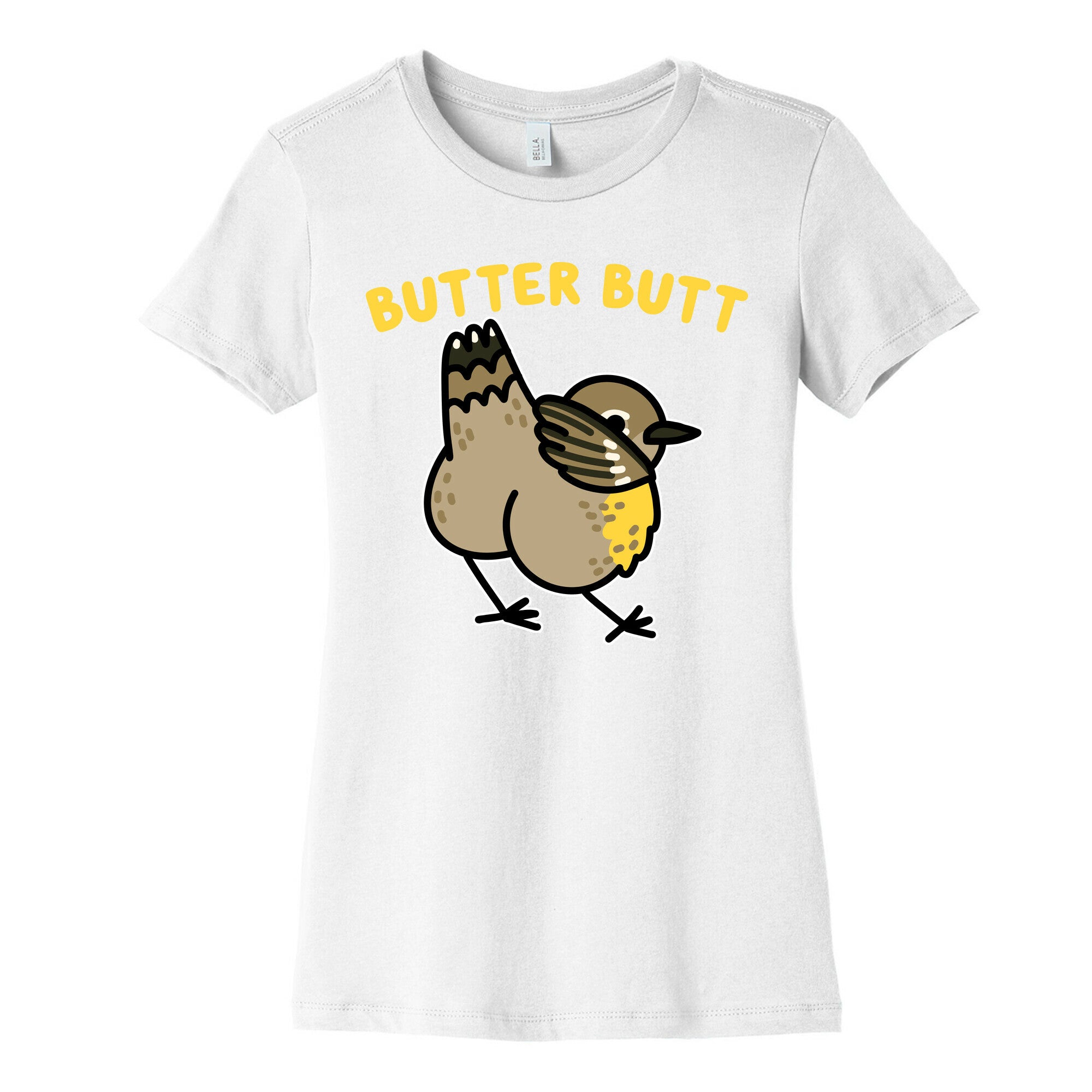 Butter Butt (Yellow Rumped Warbler) Women's Cotton Tee