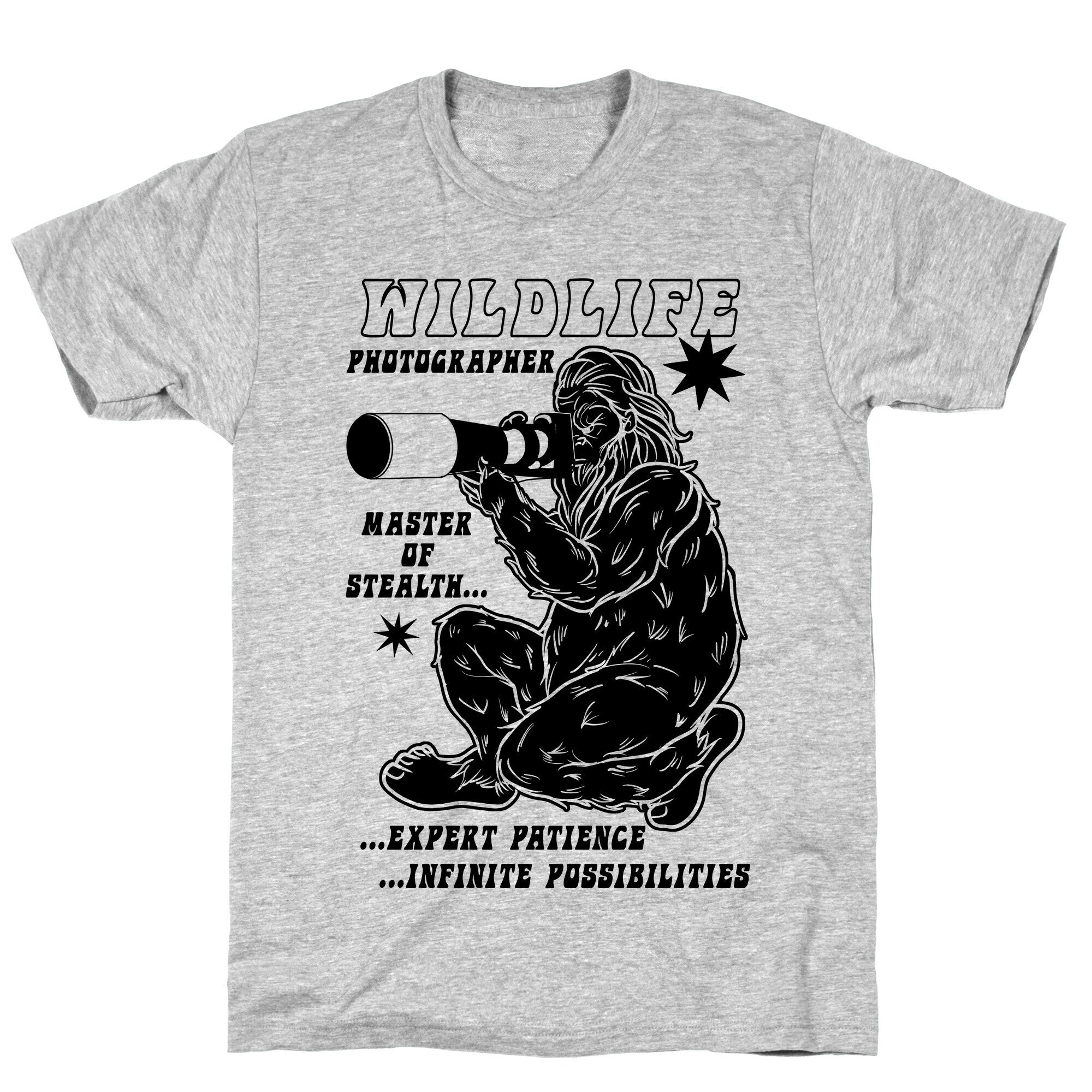 Wildlife Photographer Bigfoot T-Shirt