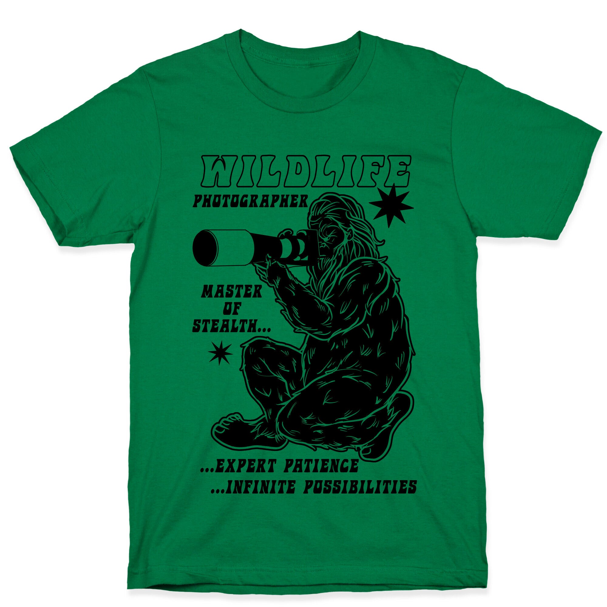 Wildlife Photographer Bigfoot T-Shirt