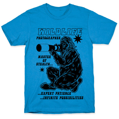 Wildlife Photographer Bigfoot T-Shirt