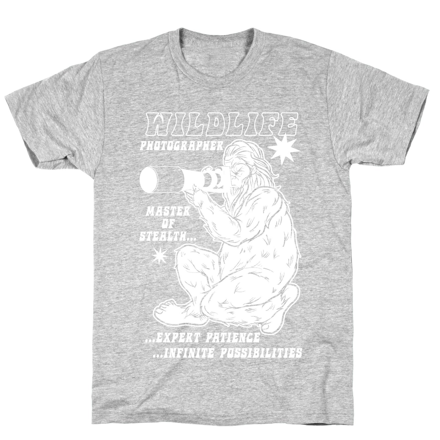 Wildlife Photographer Bigfoot T-Shirt