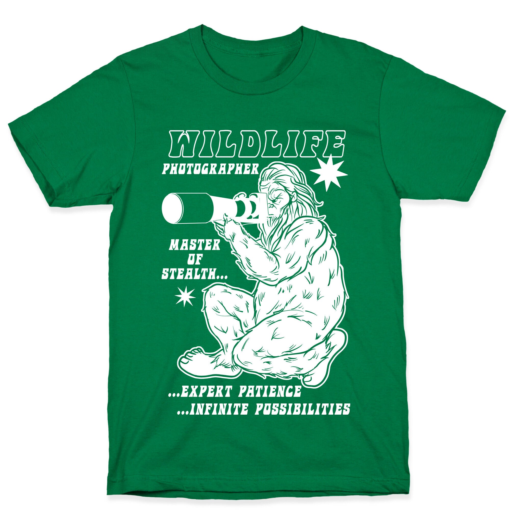 Wildlife Photographer Bigfoot T-Shirt
