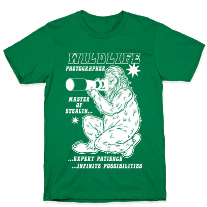 Wildlife Photographer Bigfoot T-Shirt
