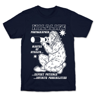 Wildlife Photographer Bigfoot T-Shirt