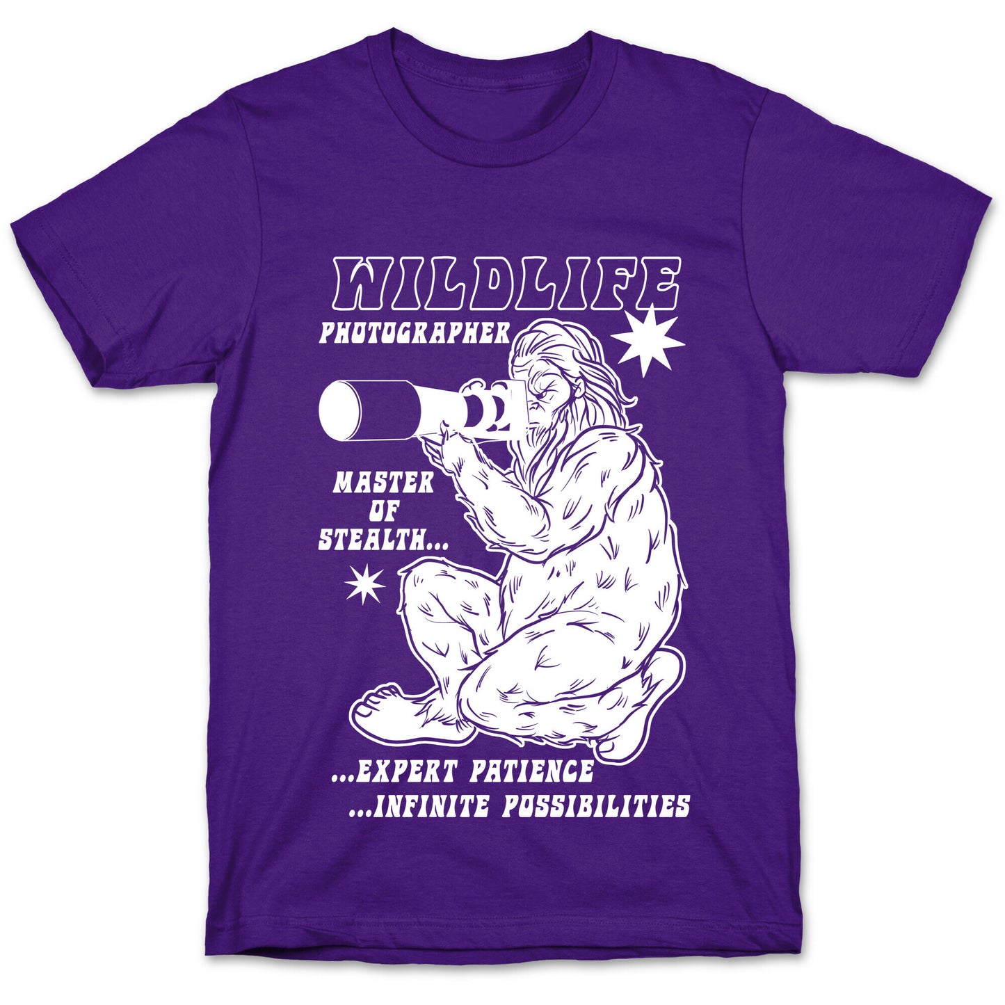 Wildlife Photographer Bigfoot T-Shirt