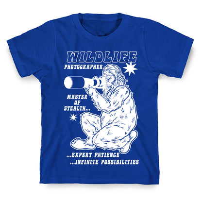 Wildlife Photographer Bigfoot T-Shirt