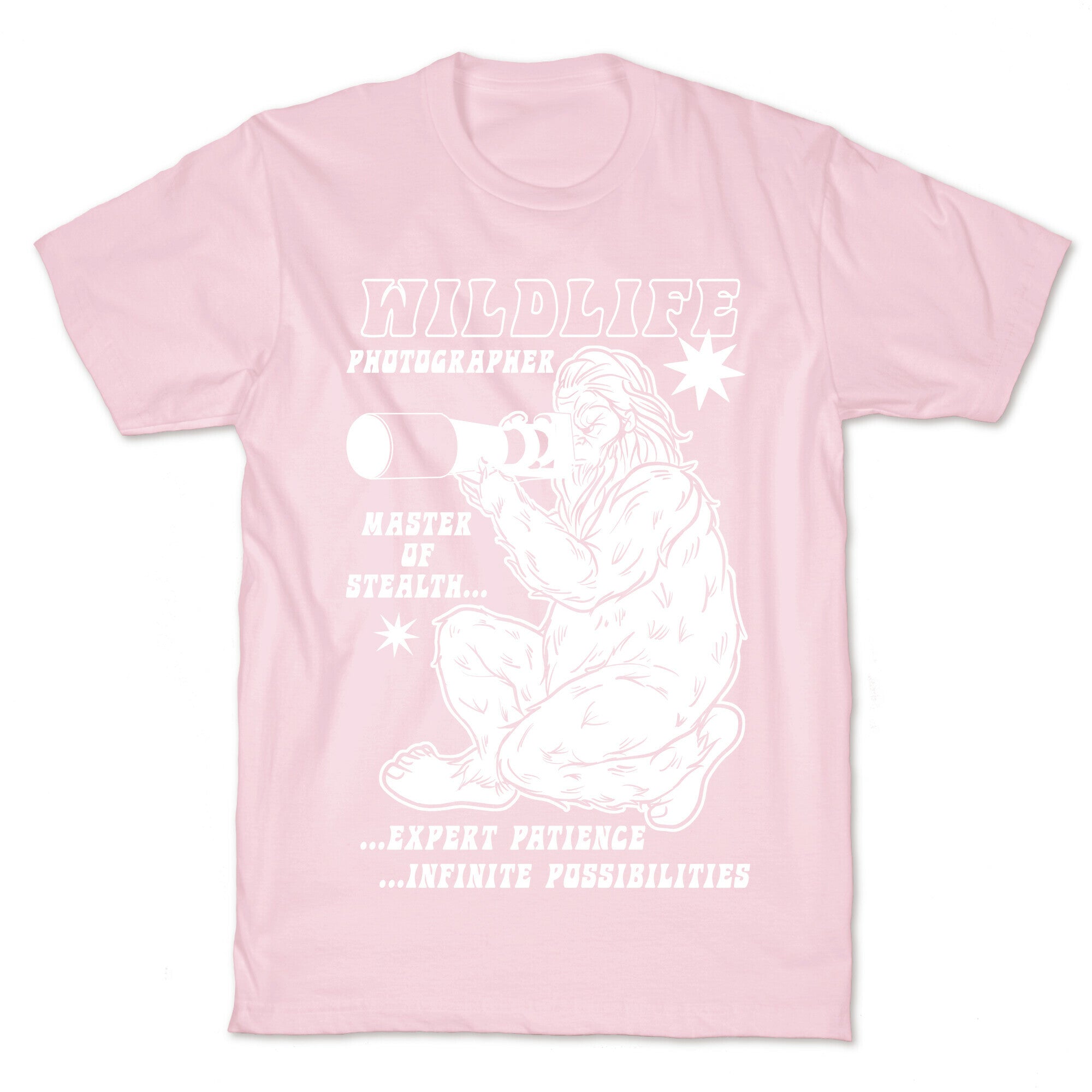 Wildlife Photographer Bigfoot T-Shirt