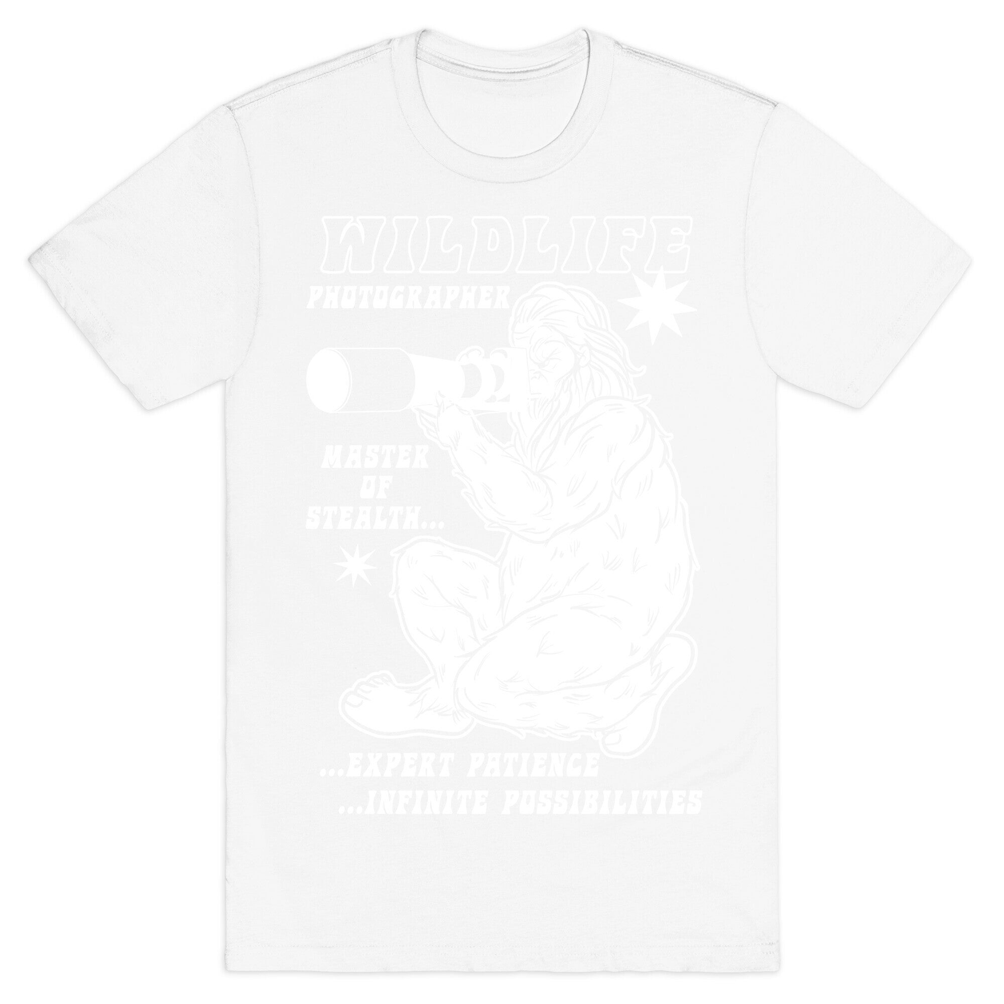 Wildlife Photographer Bigfoot T-Shirt