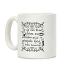 Simple Life Bilbo Quote Coffee Mug