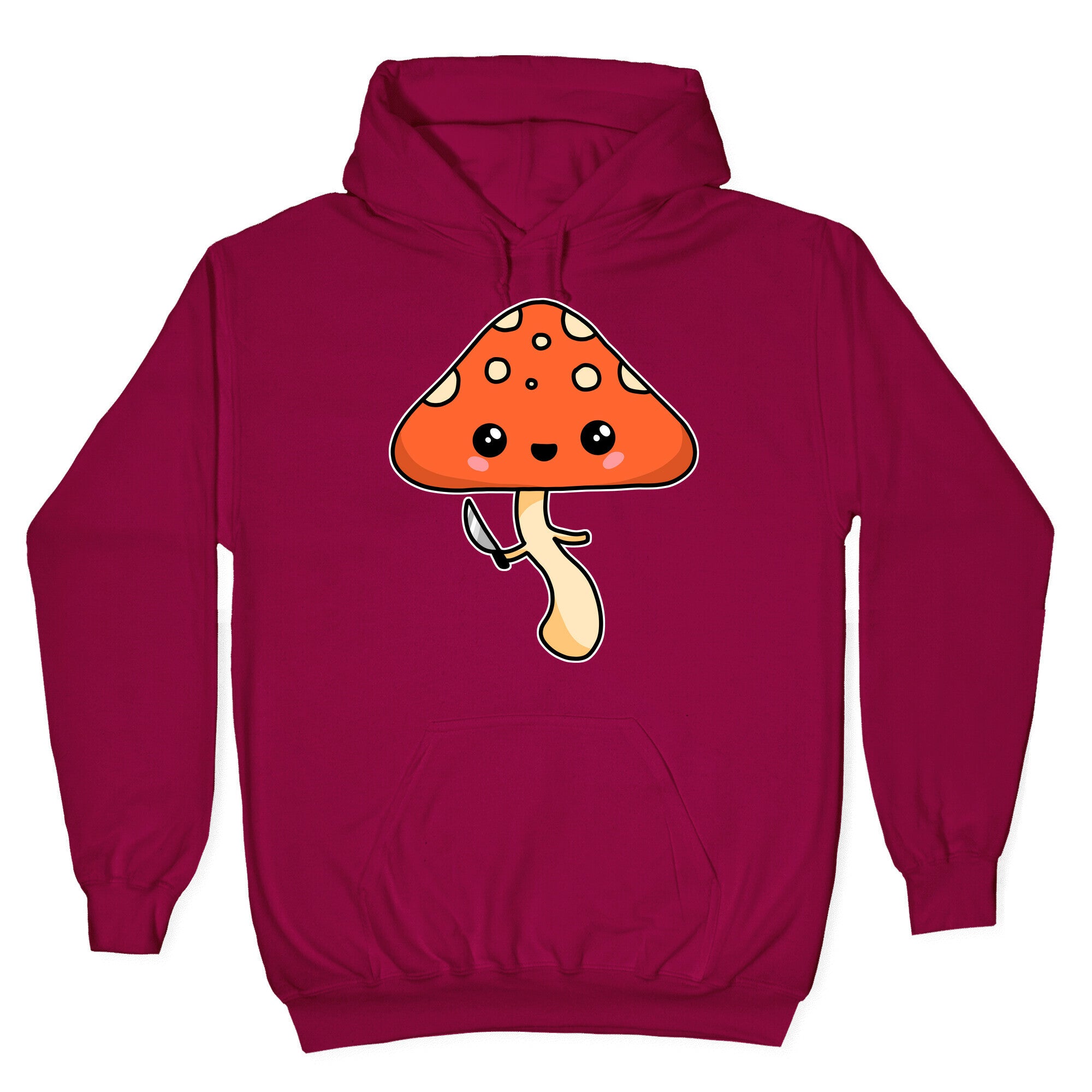 Mushroom With Knife Hoodie