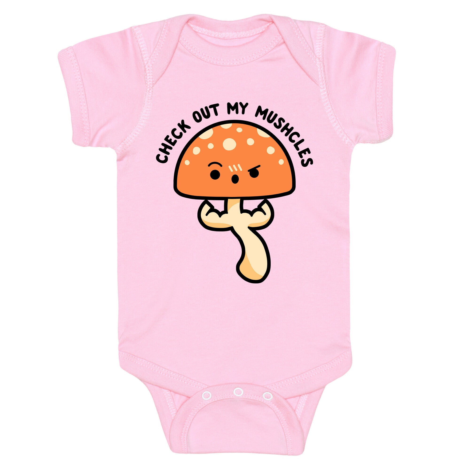 Check Out My Mushcles Baby One Piece