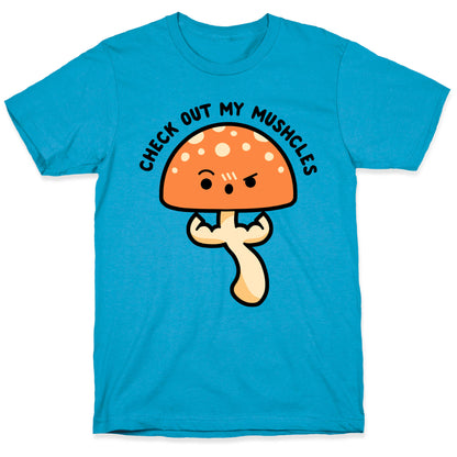 Check Out My Mushcles Unisex Triblend Tee