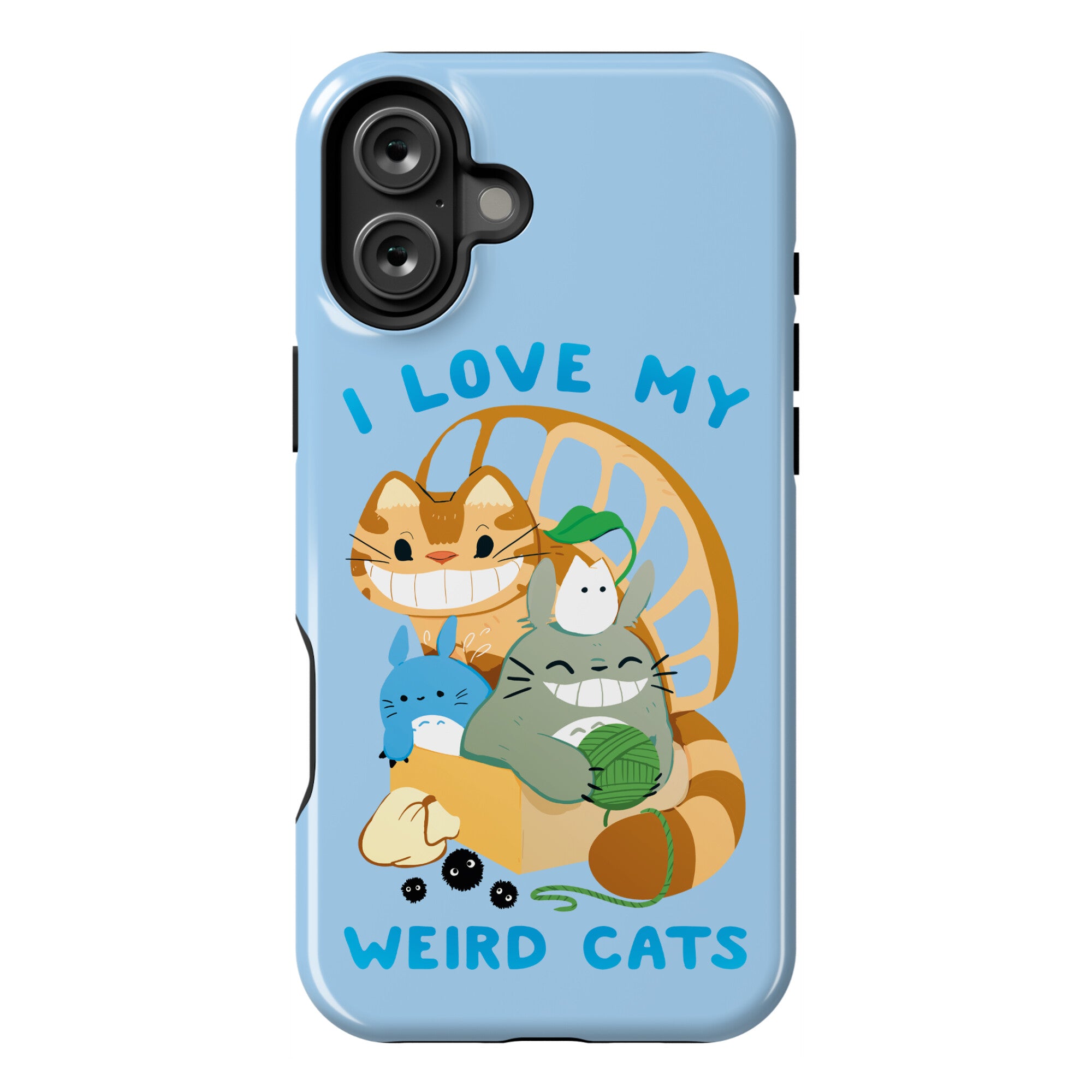 I love my weird cats Phone Case