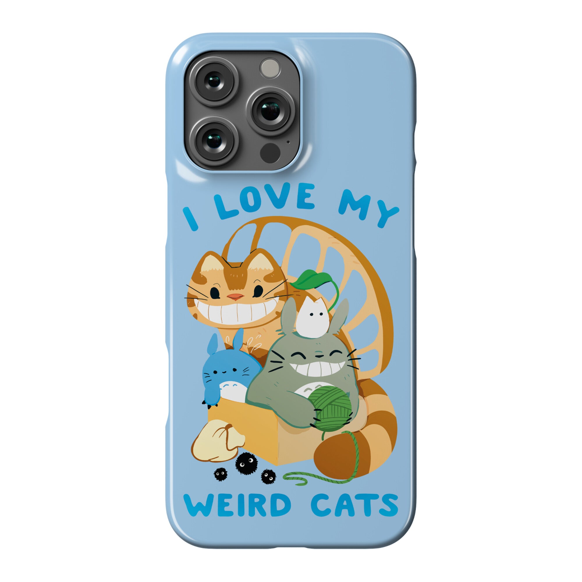 I love my weird cats Phone Case