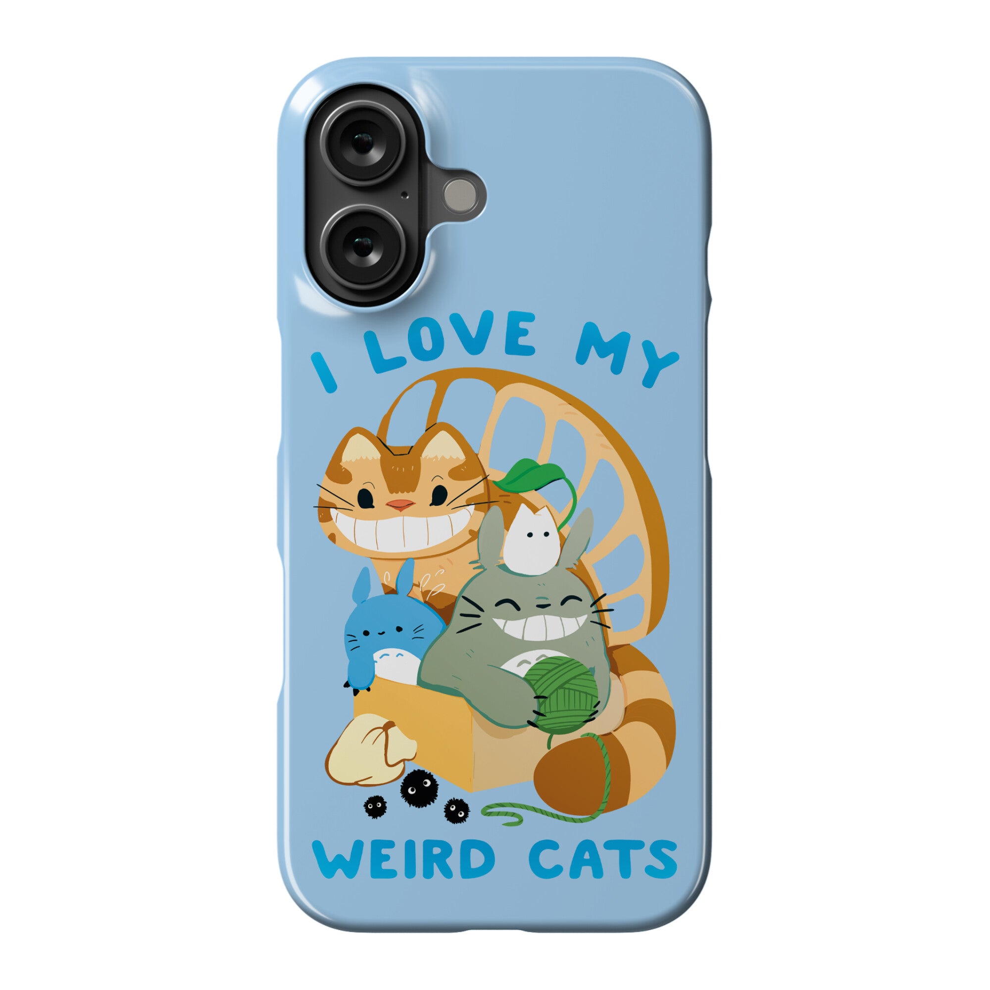 I love my weird cats Phone Case