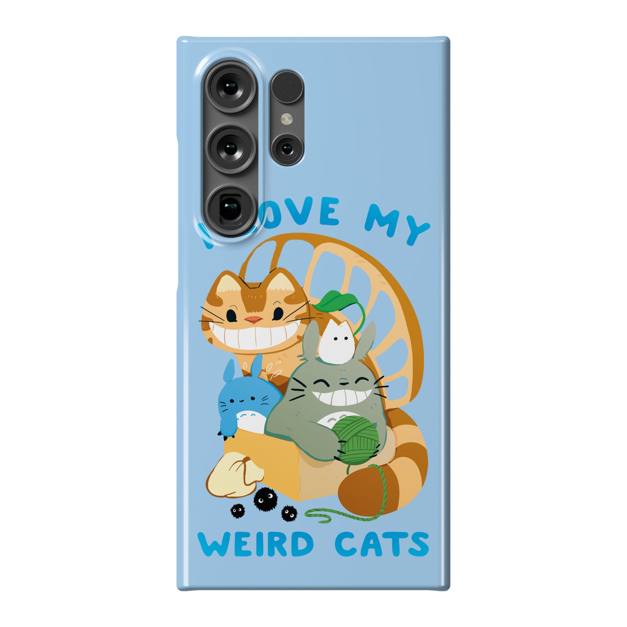 I love my weird cats Phone Case