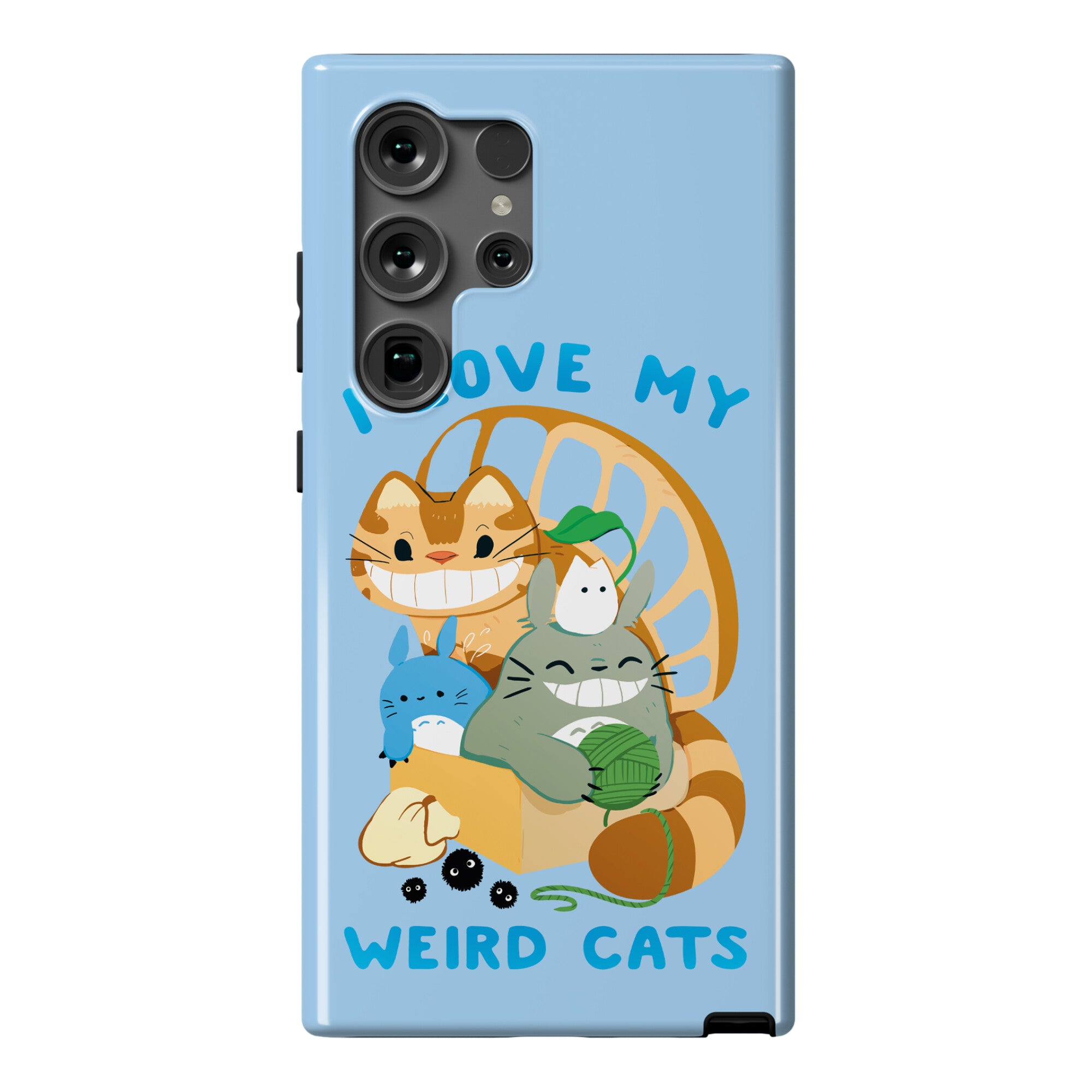 I love my weird cats Phone Case