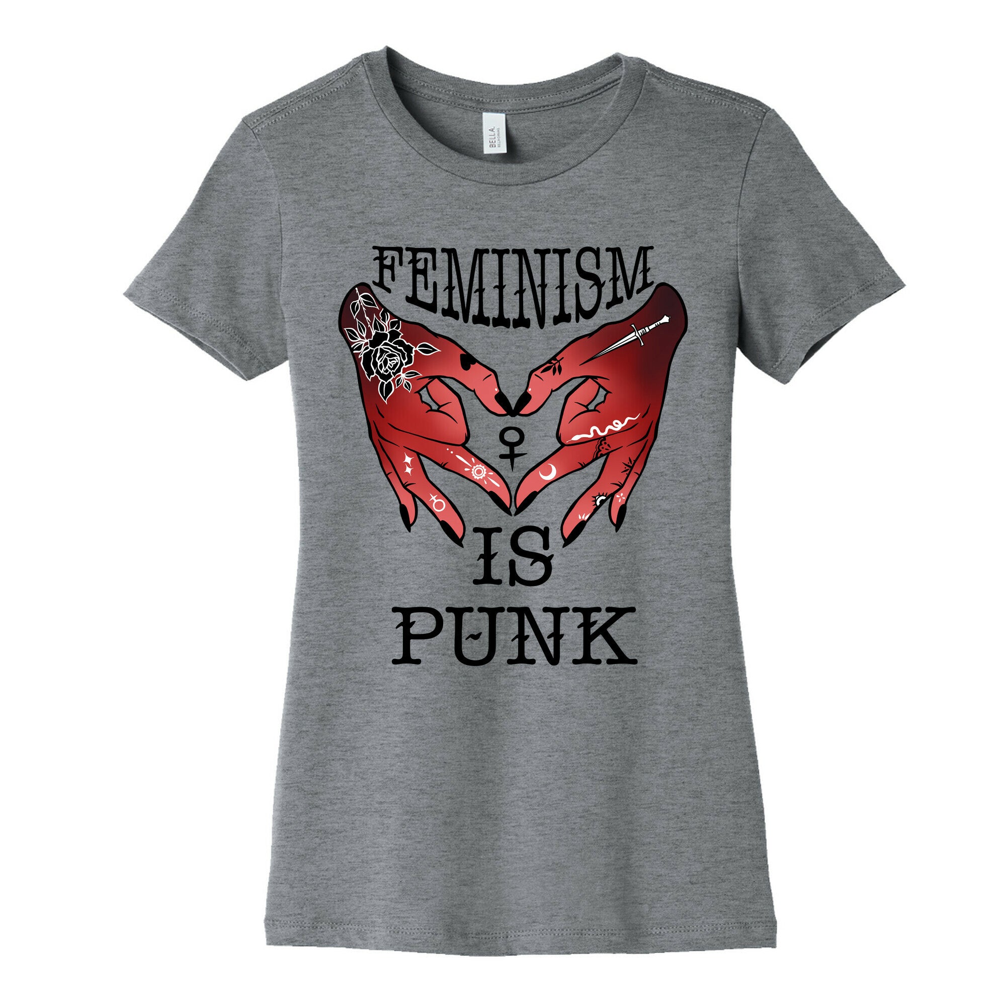 Feminism Is Punk Women's Cotton Tee