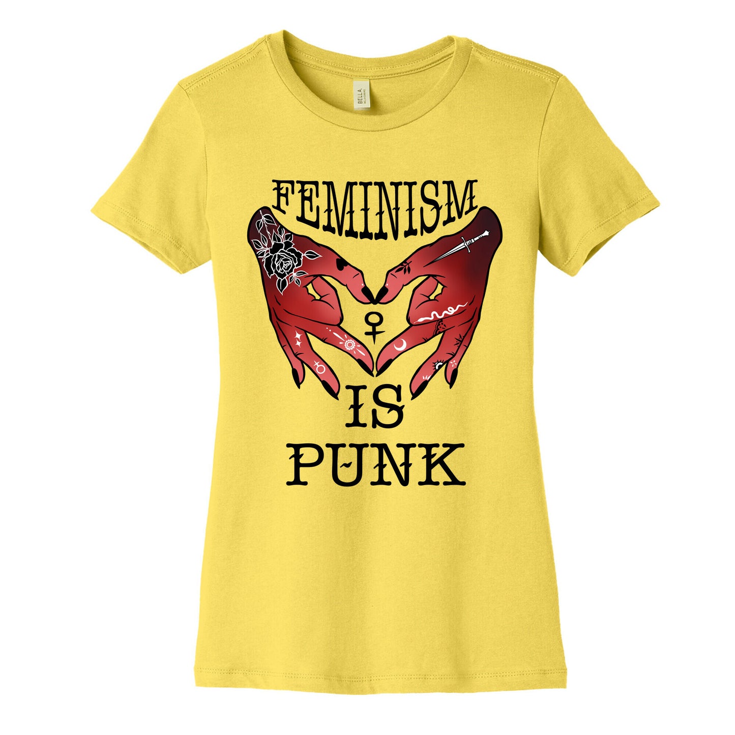 Feminism Is Punk Women's Cotton Tee