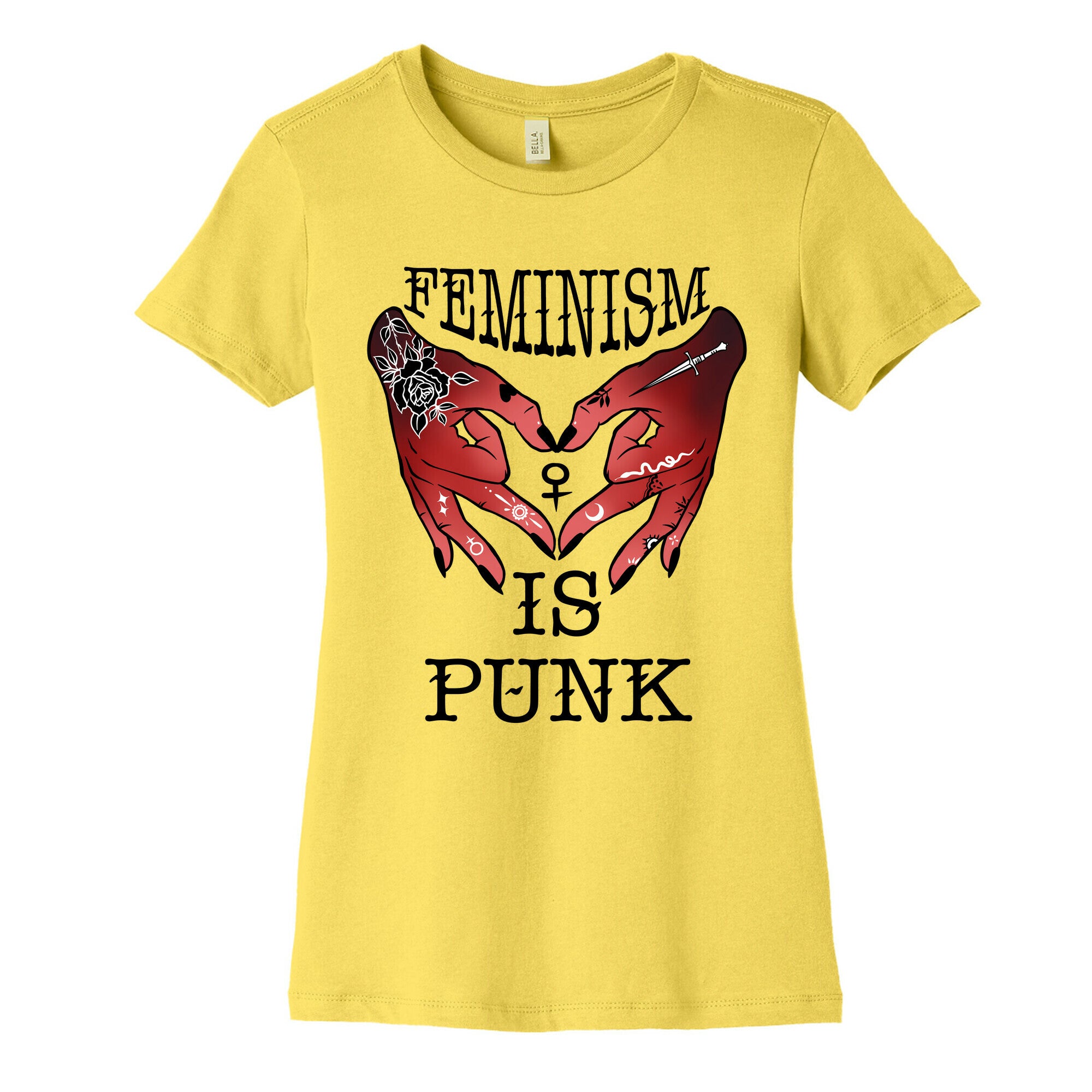 Feminism Is Punk Women's Cotton Tee