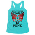 Feminism Is Punk Racerback Tank