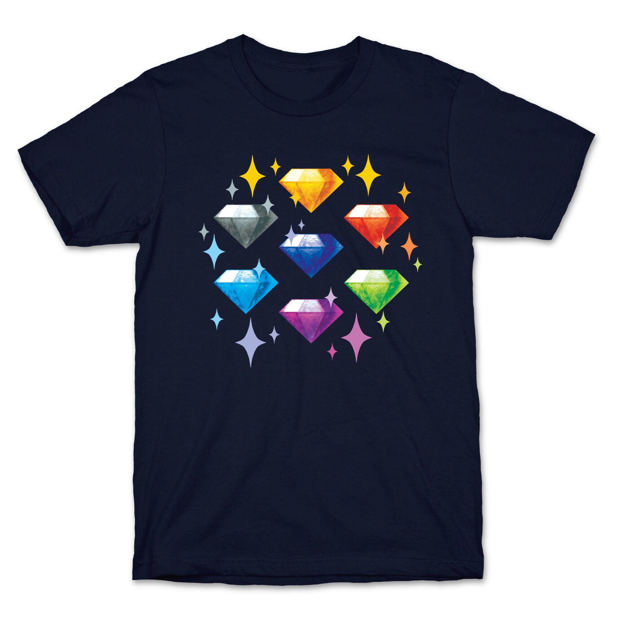 Chaos Emeralds Pattern T-Shirt