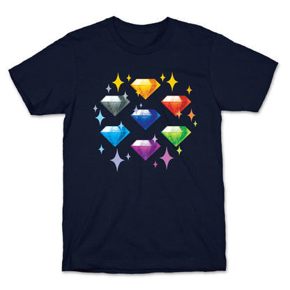 Chaos Emeralds Pattern T-Shirt