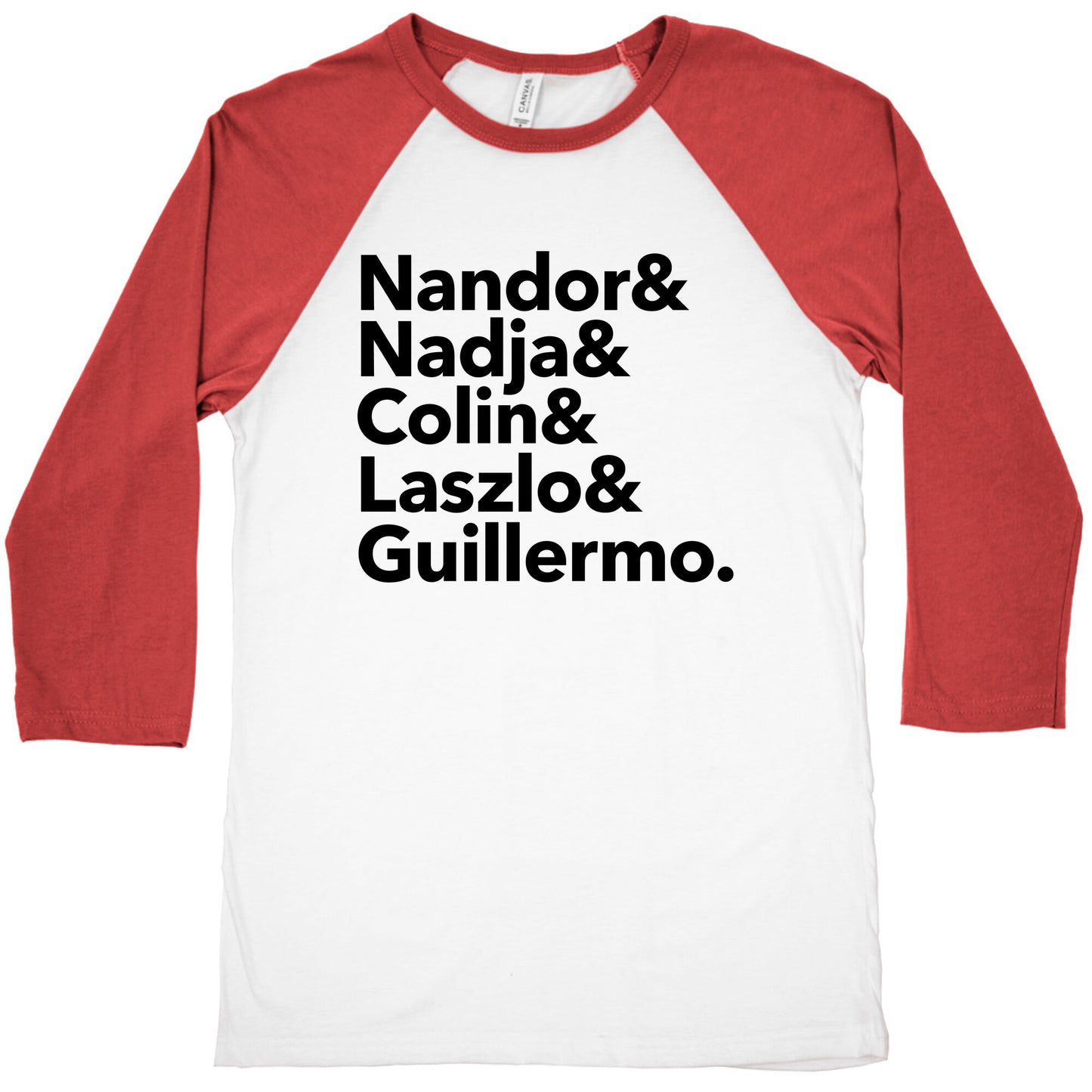 Nandor & Nadja & Laszlo & Colin & Guillermo  Baseball Tee