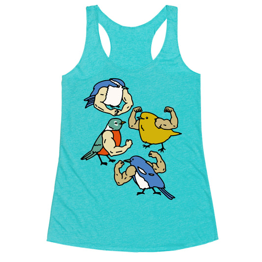 Buff Birds Racerback Tank