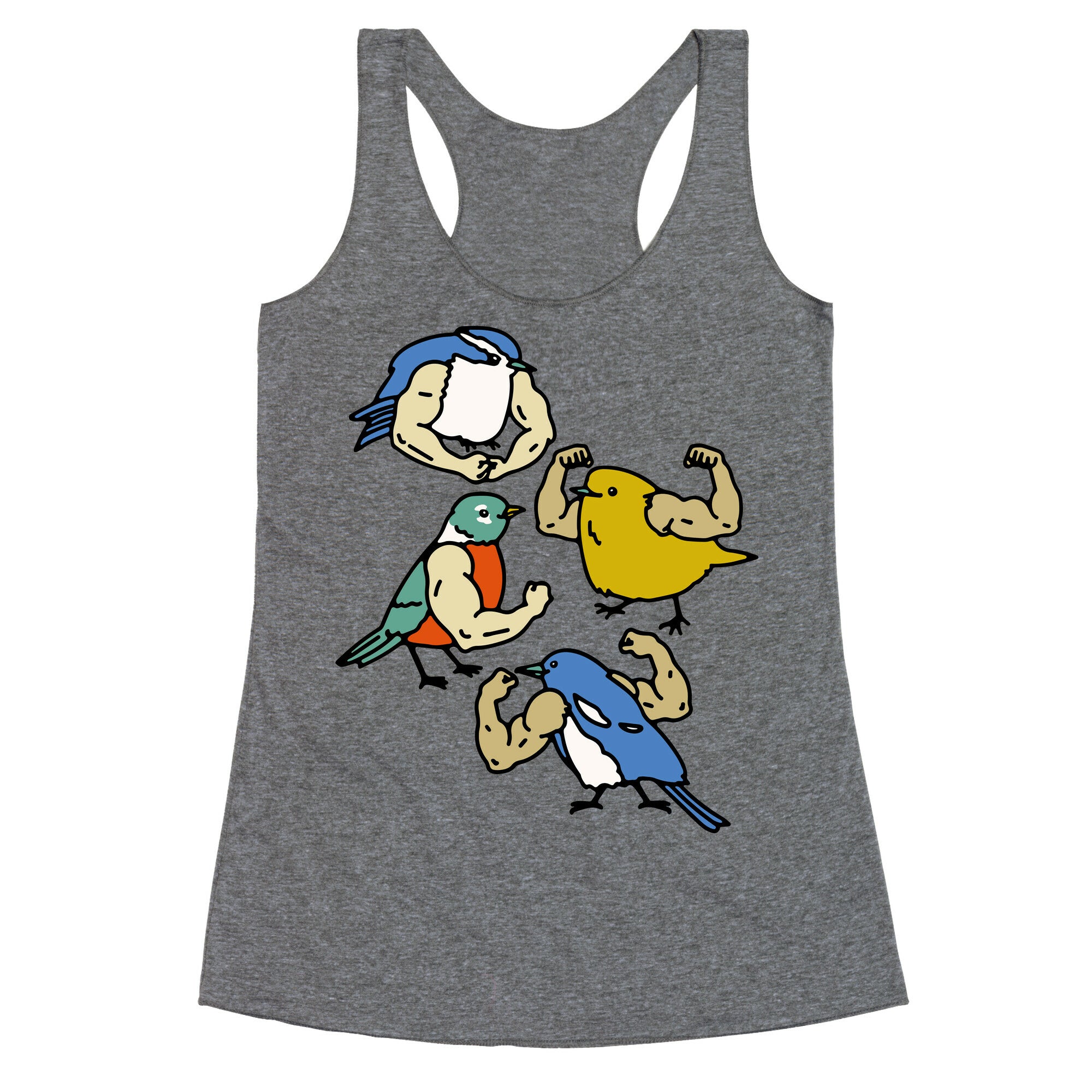 Buff Birds Racerback Tank