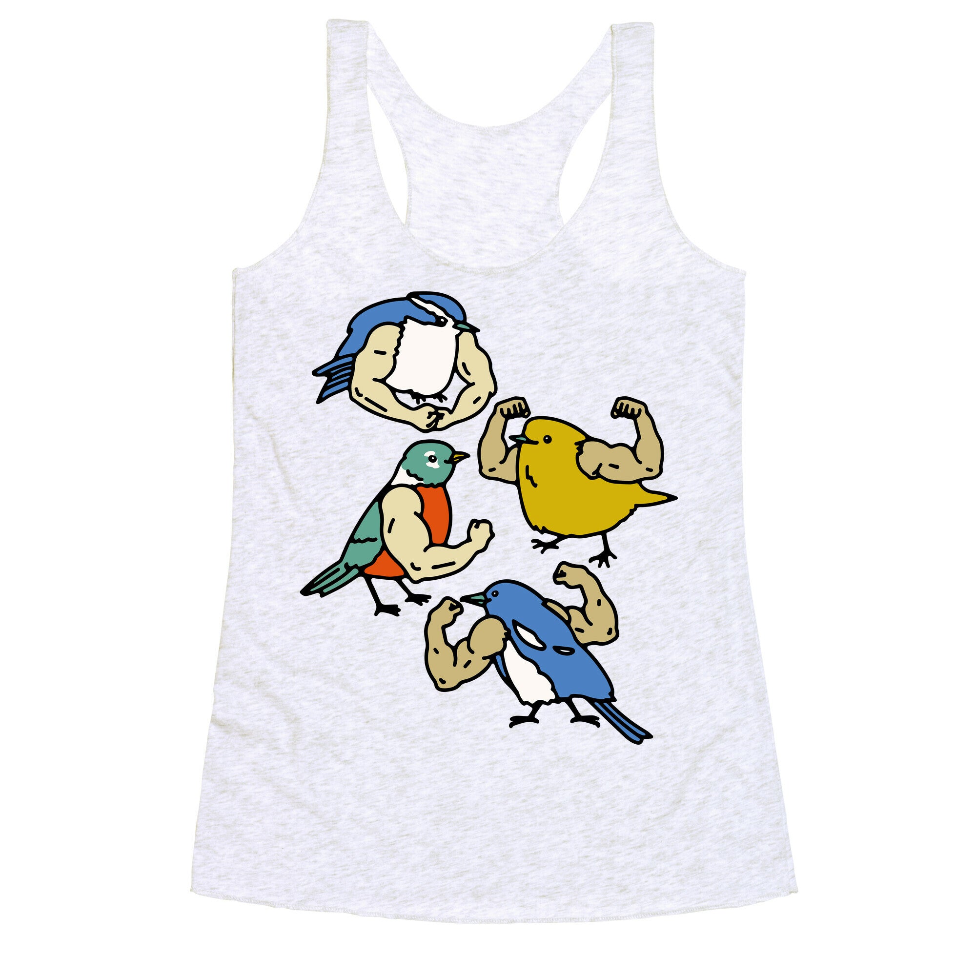 Buff Birds Racerback Tank