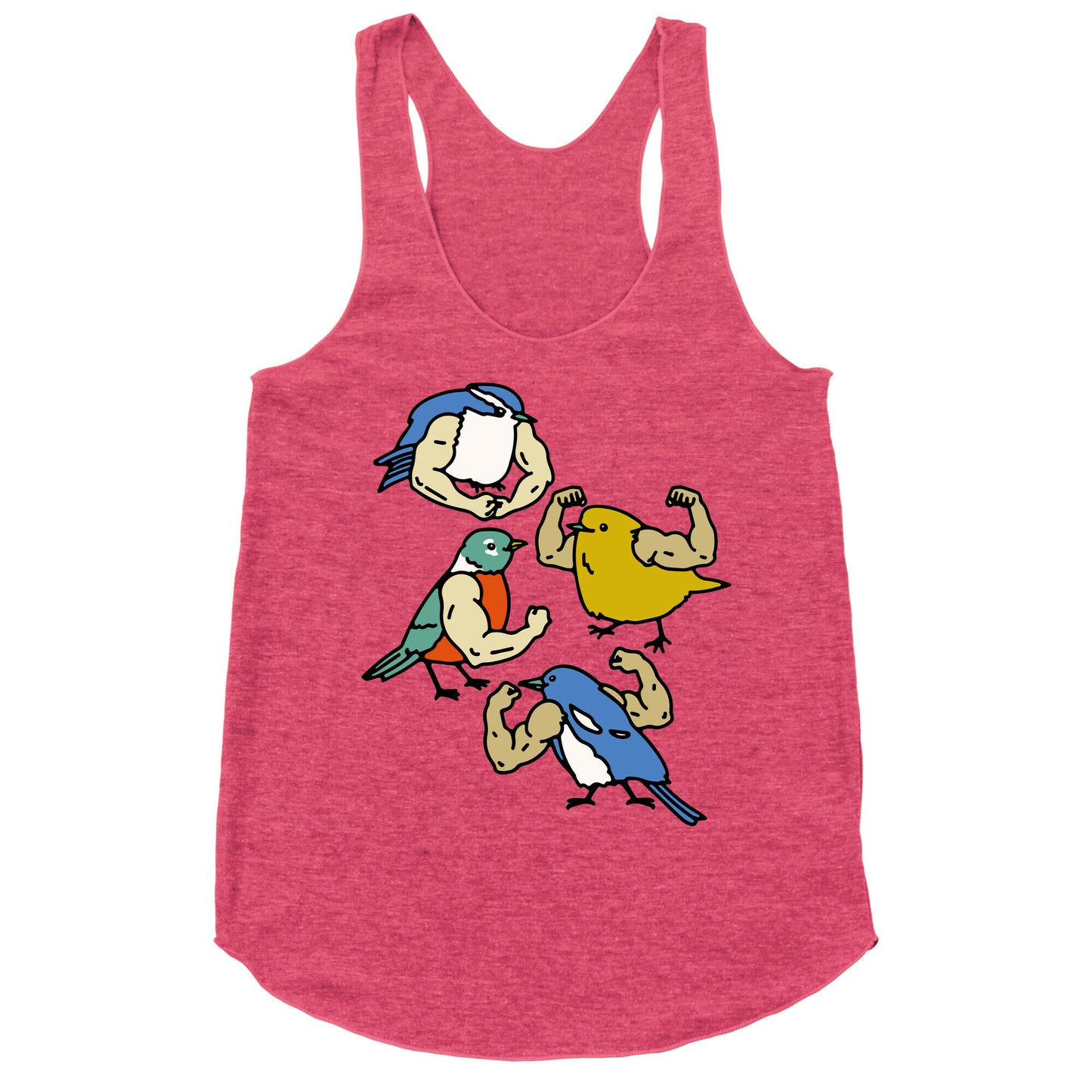 Buff Birds Racerback Tank
