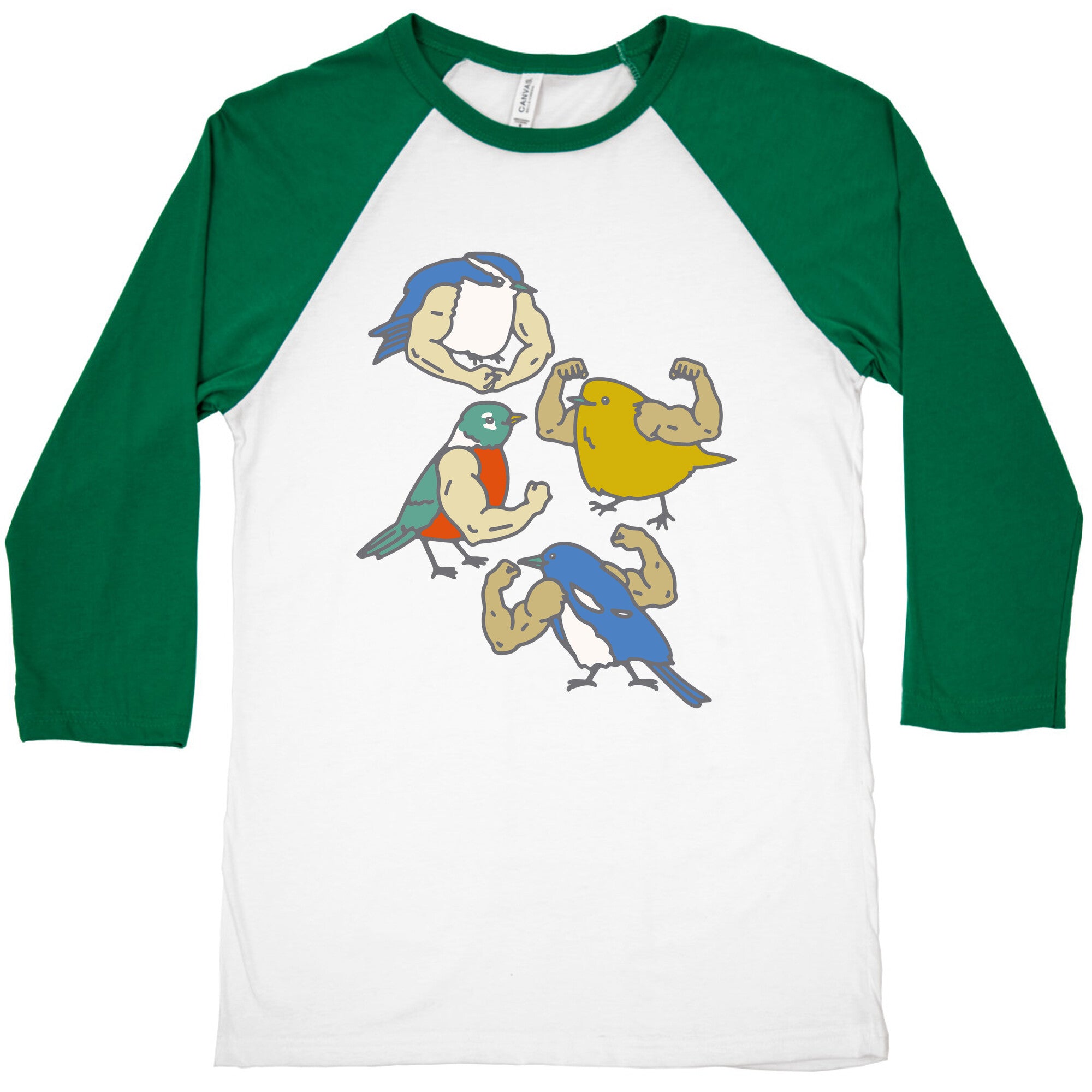 Buff Birds Baseball Tee