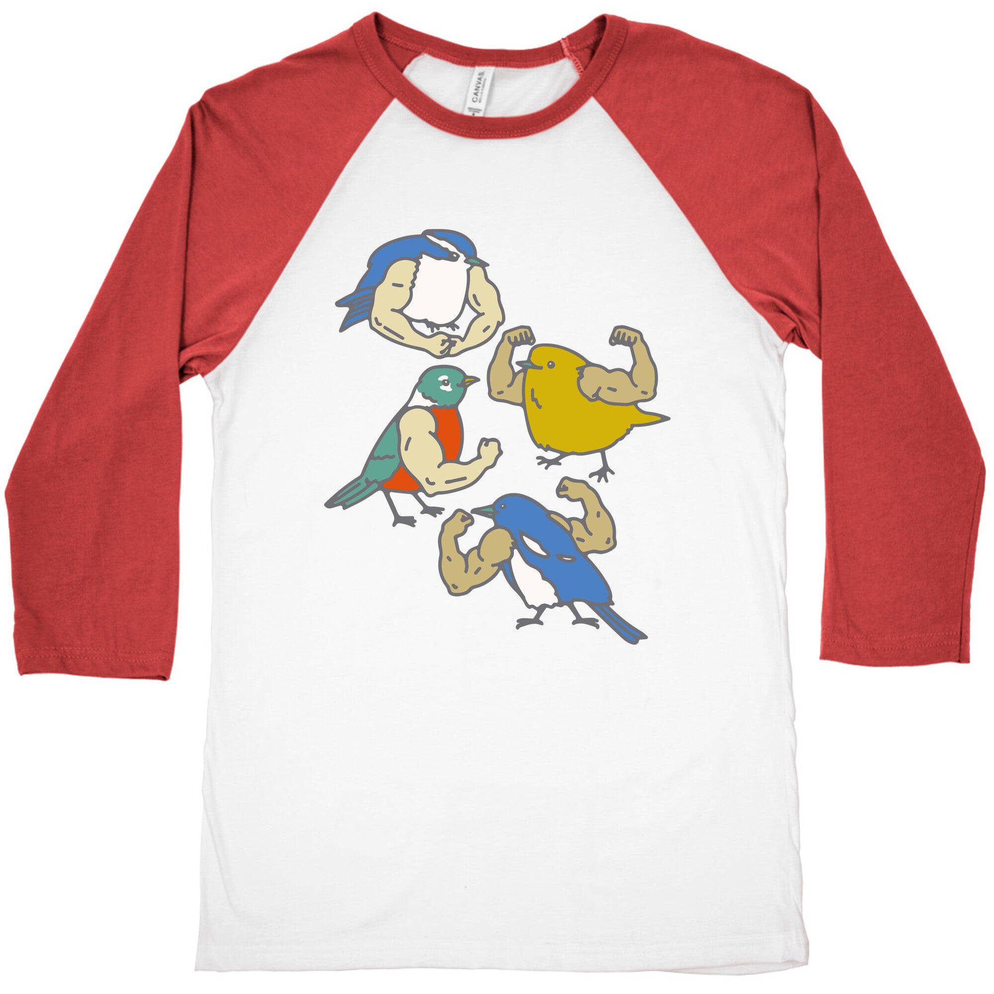 Buff Birds Baseball Tee