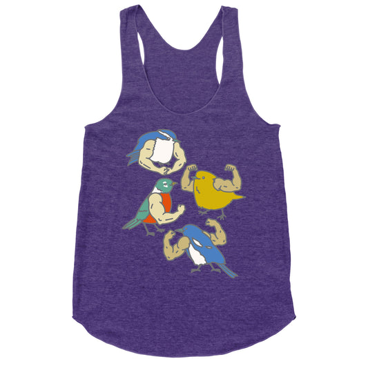 Buff Birds Racerback Tank