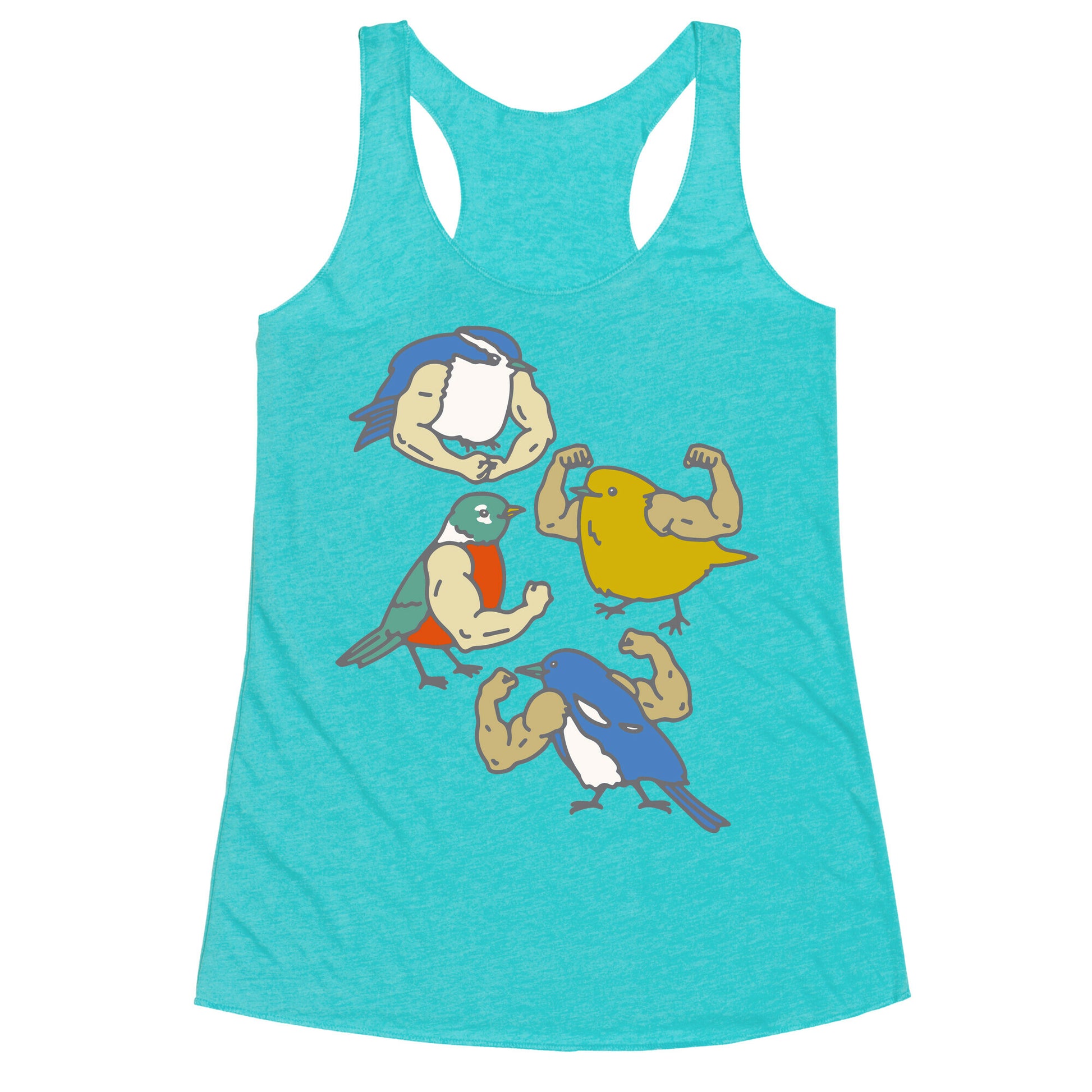 Buff Birds Racerback Tank