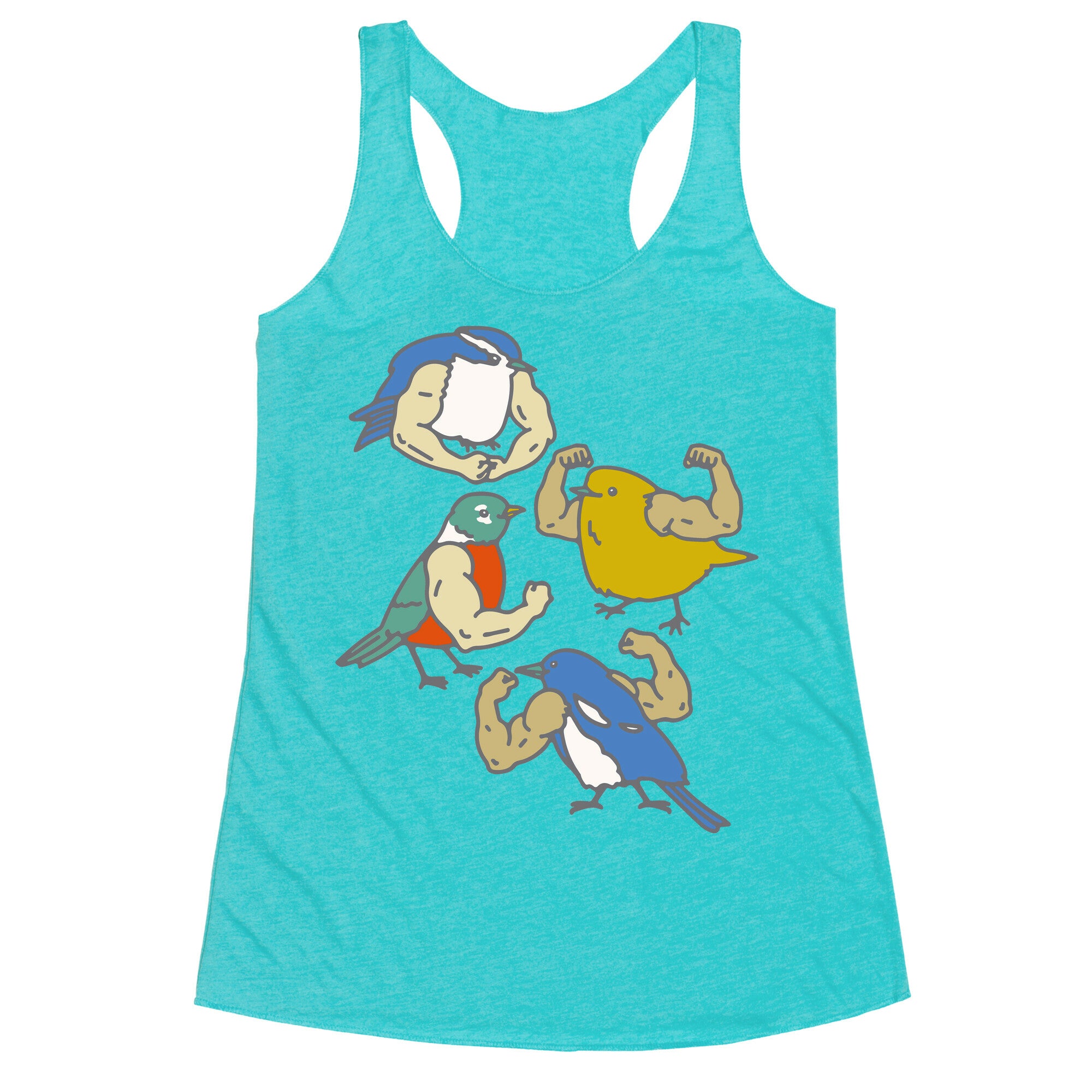 Buff Birds Racerback Tank