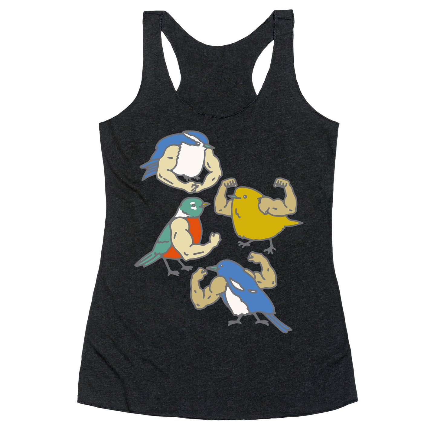 Buff Birds Racerback Tank
