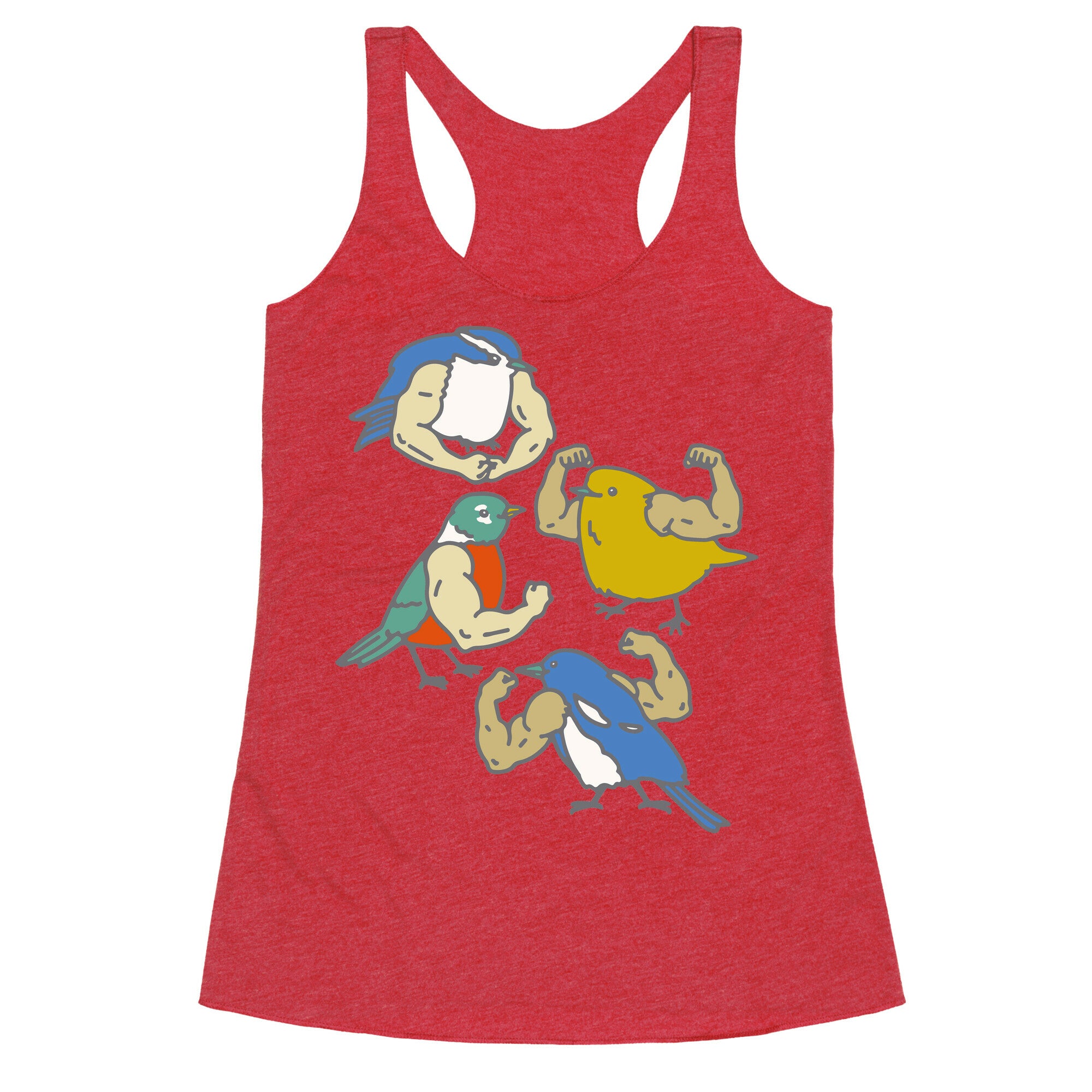 Buff Birds Racerback Tank